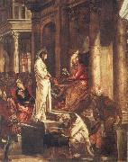 TINTORETTO, Jacopo Christ before Pilate oil painting picture wholesale